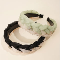 Braided Smooth Texture Headband Vintage Hair Accessories