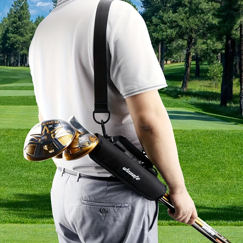 Portable Golf Club Bag Holds 3-5 Clubs