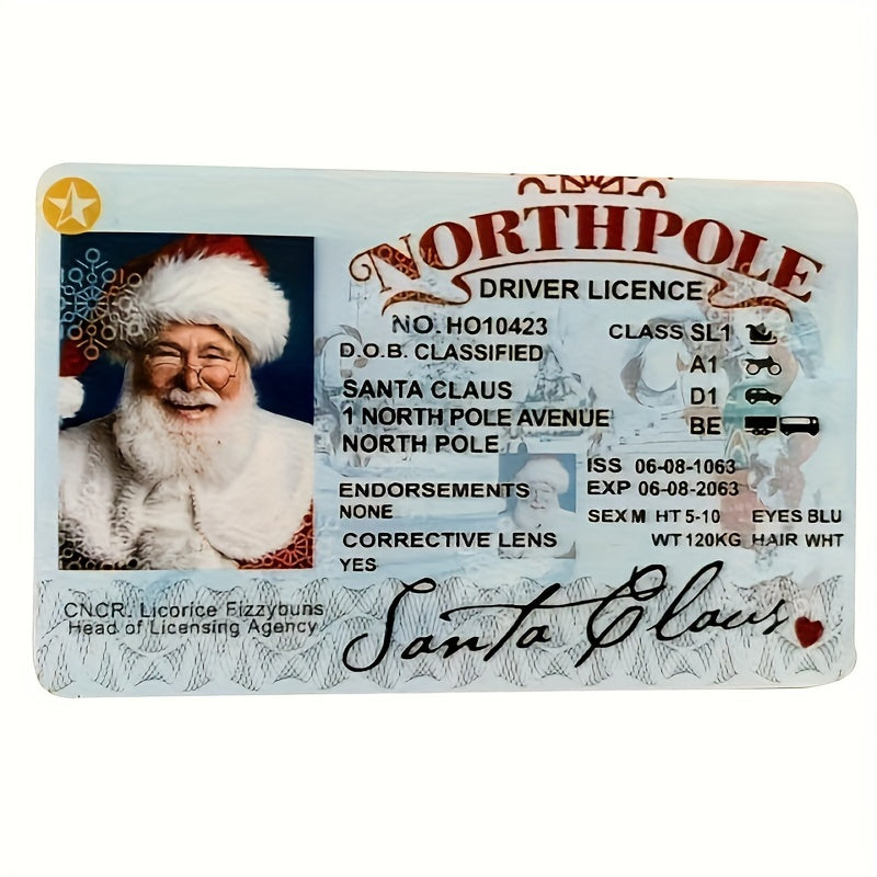 Santa Claus Virtual Sleigh Driving Christmas Game Prop
