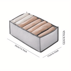 Foldable Storage Organizer Clothes Bag with Grids Large Capacity Box