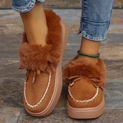 Women's Winter Snow Shoes Non-slip Warm Ankle Shoes