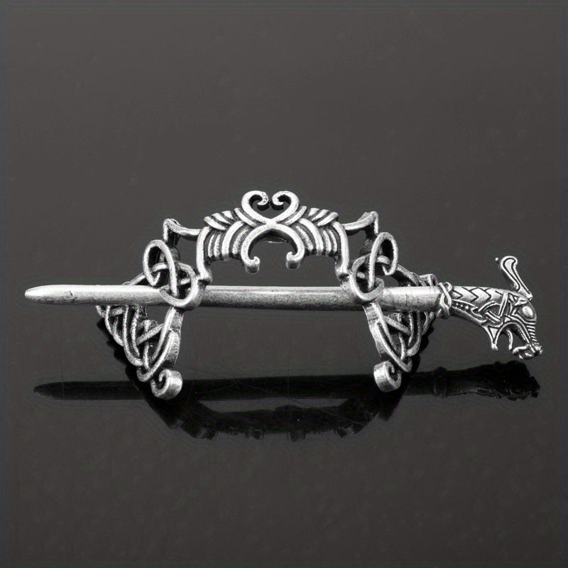 Viking Hair Bun Cuff Cage Ponytail Hair Cuff Women Girls Hair Accessories