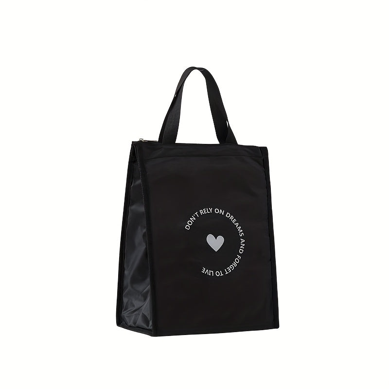 Fashionable Handbag Lunch Bag with Ice Pack Insulation