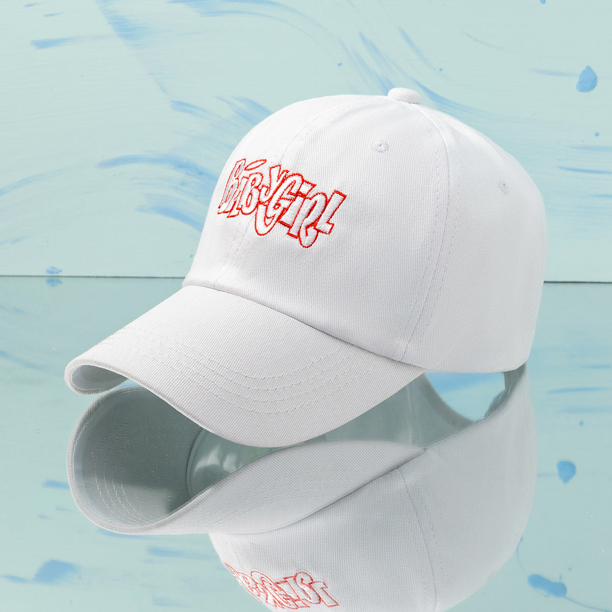 Solid Baseball Cap BABY GIRL Embroidery Sun Hat Casual Sports Hat