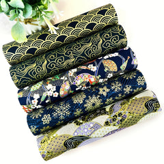 5pcs Japanese Style Cotton Quilting Fabric Doll Clothing Craft Fabri