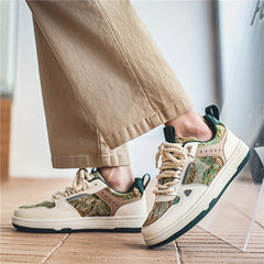 Forest Style Breathable Skate Shoes for Men
