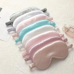Double Sided Soft Sleep Eye Mask Solid Blackout Blindfold