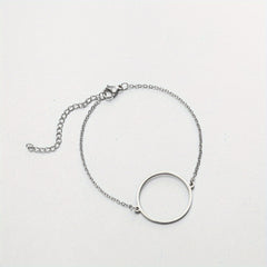 Men's Lightning Round Love Bracelet, Adjustable Charm