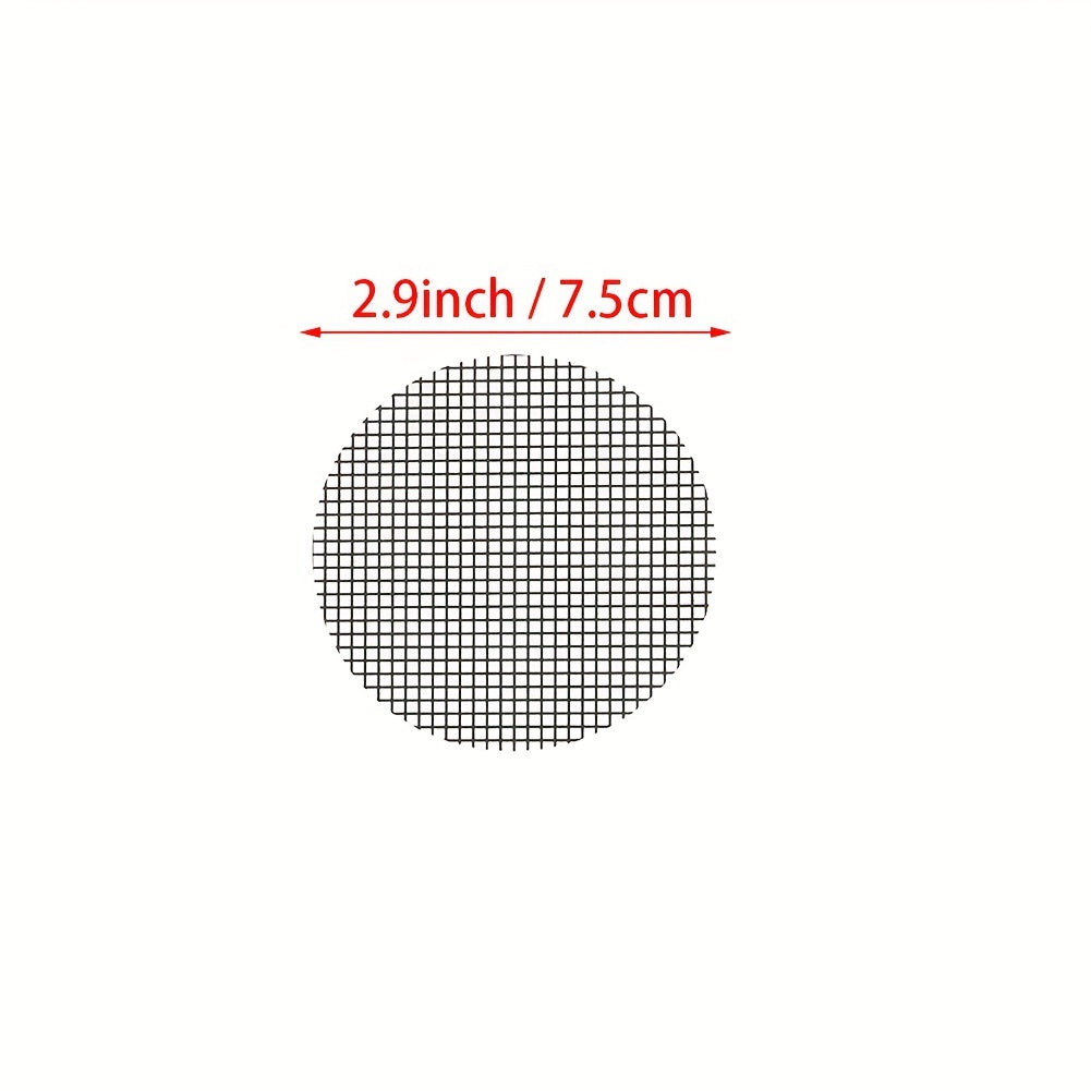 50pcs Flower Pot Hole Mesh Pad Round Drainage Hole Screens Prevent Soil Loss