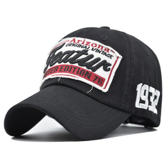 Embroidered Cotton Baseball Cap for Women, Men & Outdoor Sunshade