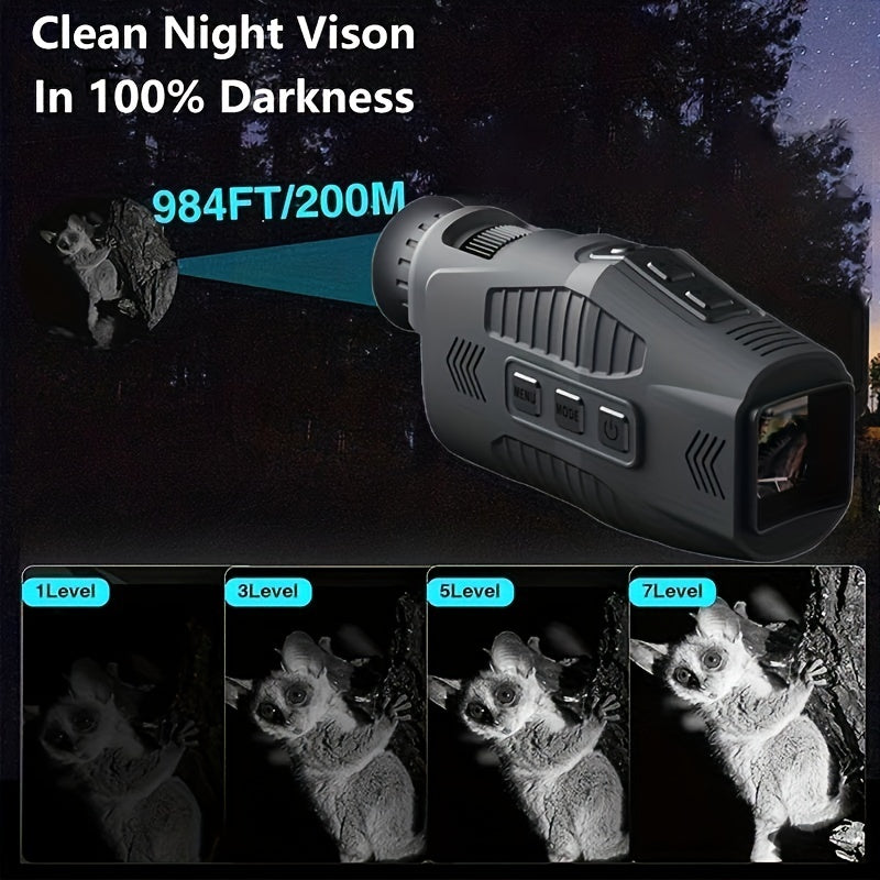 1080P HD Monocular Night Vision Device 5X Zoom