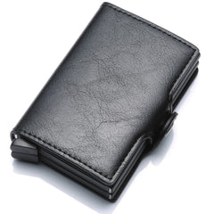 Men's RFID Dual Box Anti Magnetic Card Holder