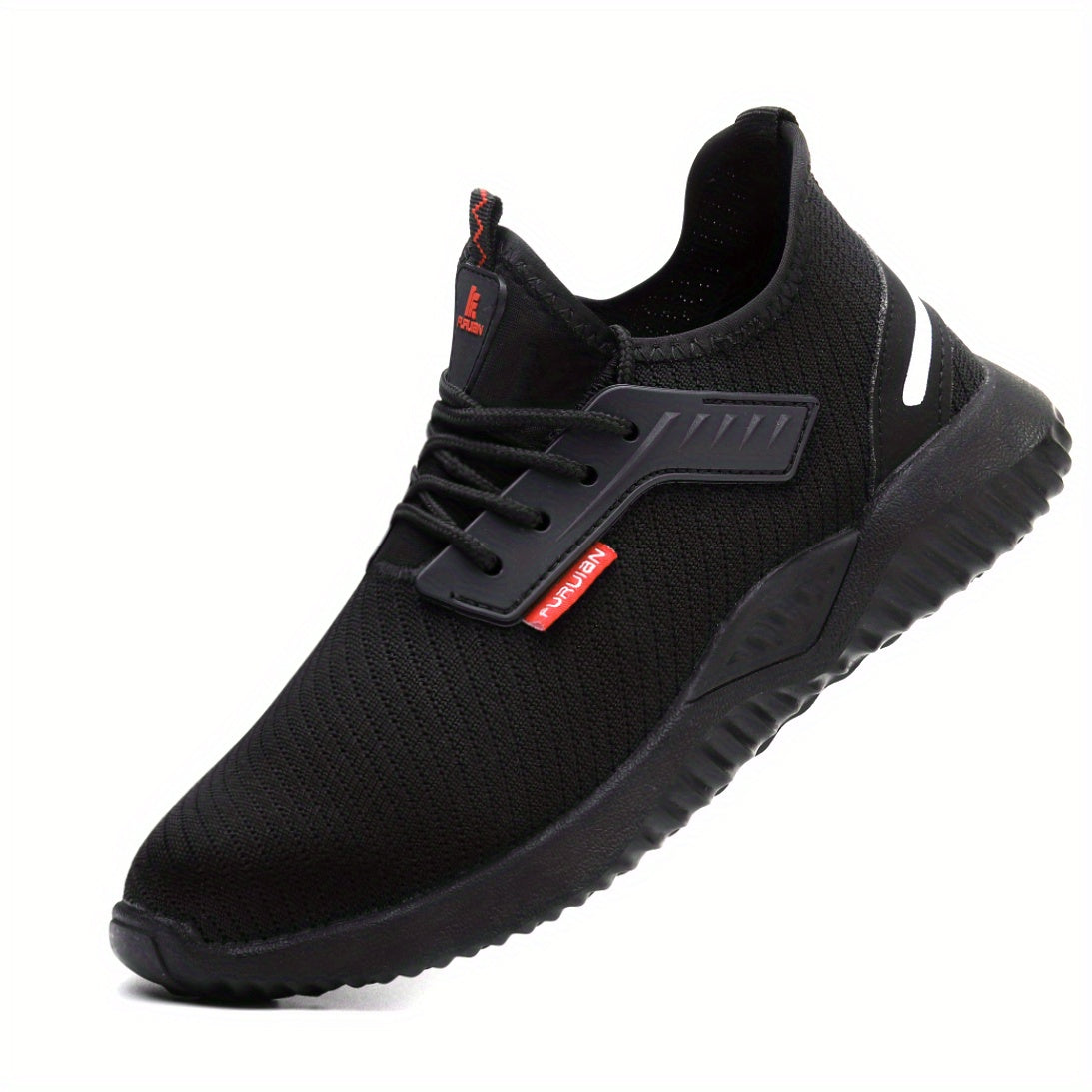 Men's Lace up Safety Shoes Waterproof Puncture Proof Work Shoes