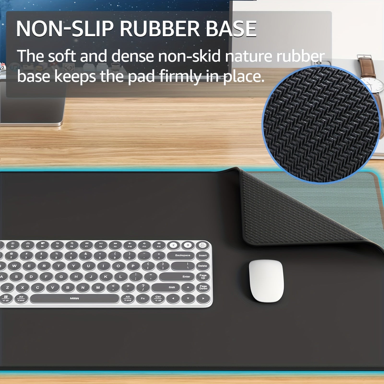 Large Gaming Mouse Pad Micro Woven Fabric Expanding Desktop Mouse Pad
