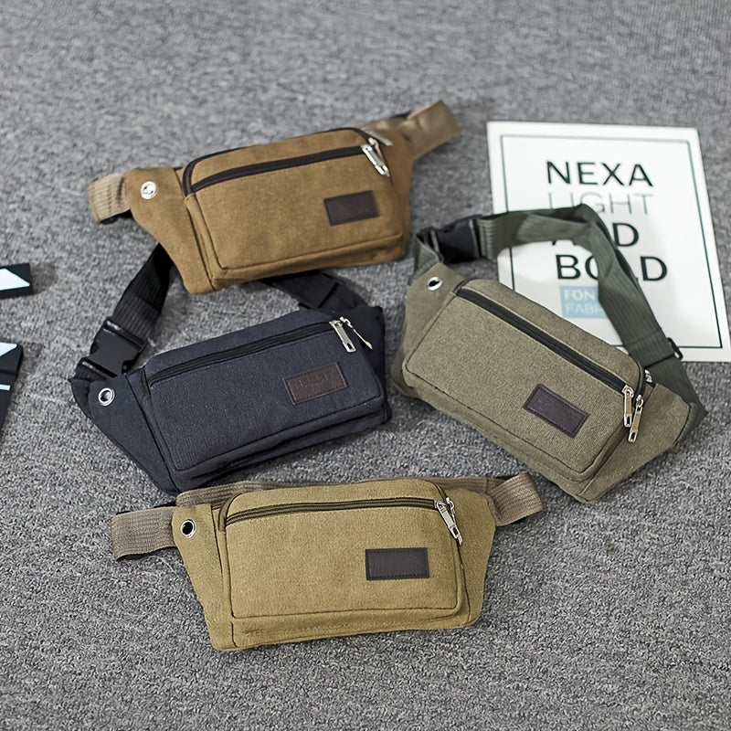 Canvas Waist Bag for Outdoor Adventures Unisex Fanny Pack