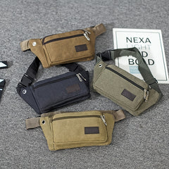 Canvas Waist Bag for Outdoor Adventures Unisex Fanny Pack