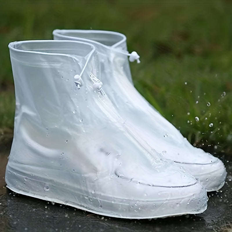 Waterproof Anti Slip Rain Shoes Reusable Shoes Cover Rain Boots