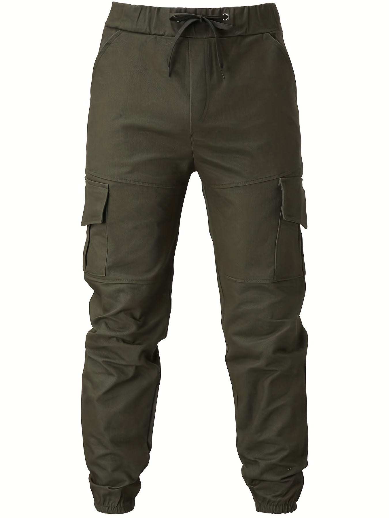 Men's Relaxed Fit Cargo Pants With Flap Pockets