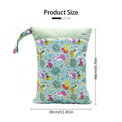 Waterproof Wet Dry Bag Reusable for Baby Cloth Diapers and Breast Pump