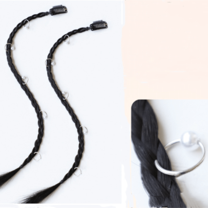 Y2K Hair Clip Braided Ponytail Wig Boxing Dreadlock Wigs Accessories