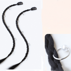 Y2K Hair Clip Braided Ponytail Wig Boxing Dreadlock Wigs Accessories