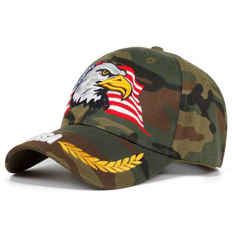 Outdoor Adjustable American Flag Hip Hop Baseball Cap