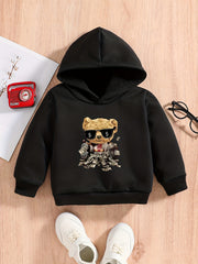 Cash Bear Baby Boys Hooded Sweatshirt Spring Fall
