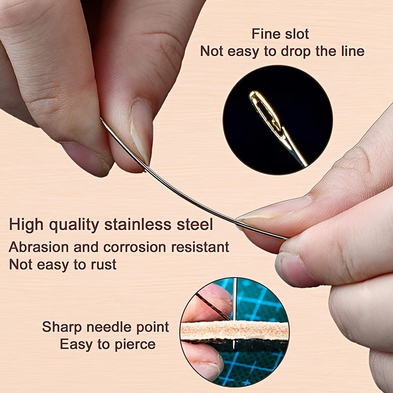 Stainless Steel Sewing Needle Threader for Blind Elders