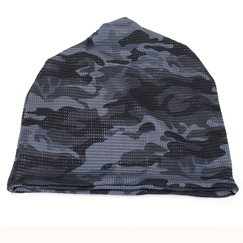 Breathable Sport Beanie Hat Outdoor Running Skull Cap Elastic Chemo Headwear
