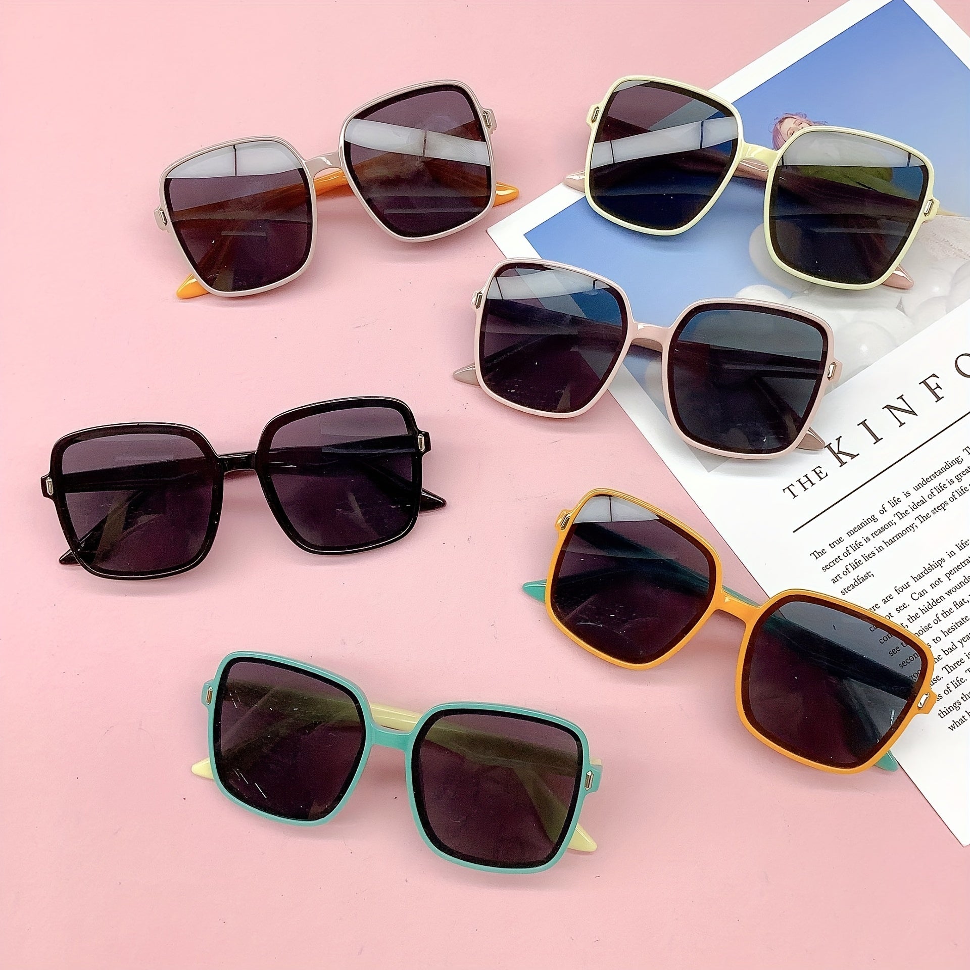 Girl's Square Frame Outdoor Sunglasses