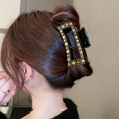 Rhinestone Hair Claw Acrylic Shark Claw Hair Clip