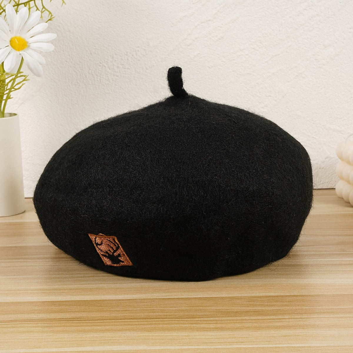 Women's Wool Elk Beret Painter Hat Vintage Tea Party & Church Hat