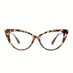 Cat Eye Anti Light Glasses For Women Men Clear Lens Glasses