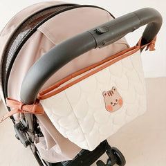Pure Cotton Love Quilting Baby Stroller Hanging Bag