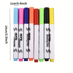 12pcs Water Painting Pen Whiteboard Markers Floating Ink Doodle Water Pens