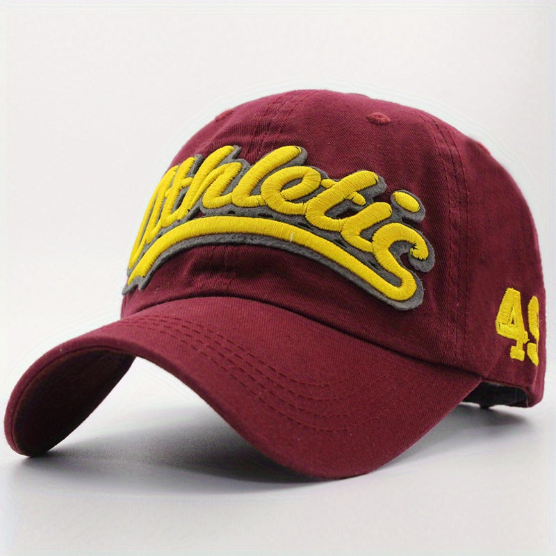 Embroidered Letter Baseball Cap Hip Hop Snapback Hat
