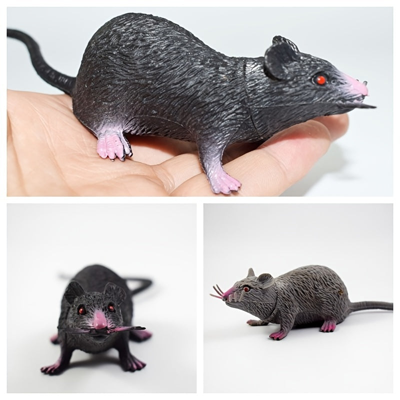 Funny Strange Gray and Mouse Person Toy Prank