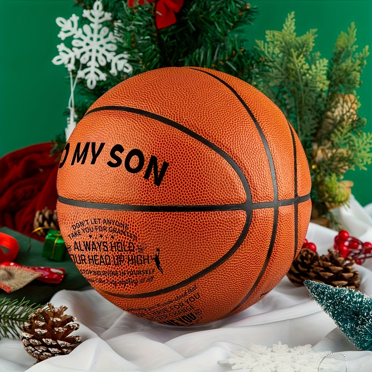 Engraved Kids Basketball with Pump