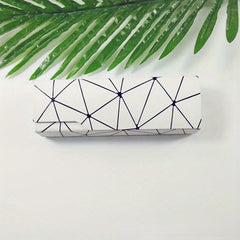 Geometric Eyeglasses Case Magnetic Closure Glasses Sunglasses Case