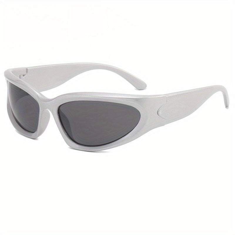 Men's Cycling Polarized Sunglasses Punk Style Small Frame Shades