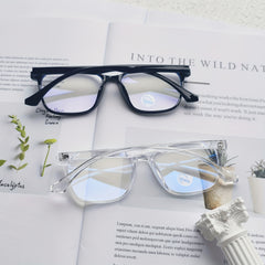 Men's Casual Anti Light Reading Glasses with Pouch & Cloth