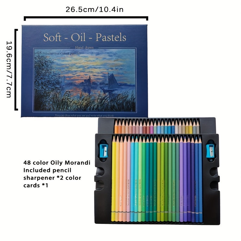 Water Soluble Pencils - 24 48 Brushes for Hand Sketching