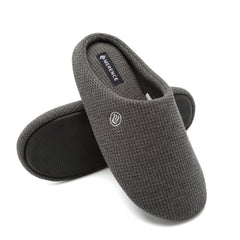 Memory Foam Cotton Lining House Shoes Closed Toe Non Slip Slippers