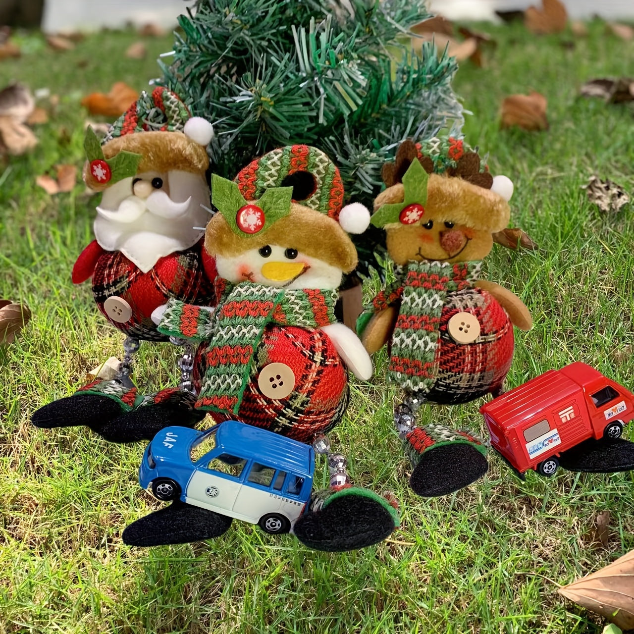 Christmas Hanging Decoration Snowman Deer Bear Doll Pendant