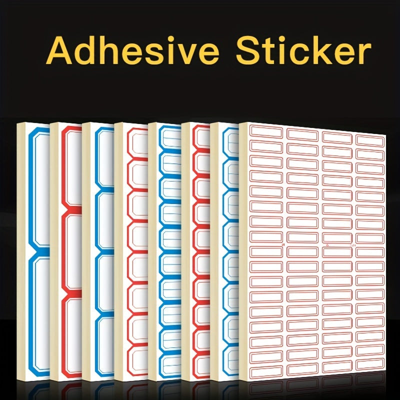 50 Self-Adhesive Blank Stickers-Office Classification Stickers