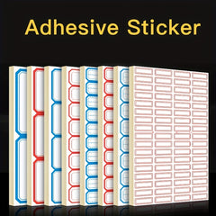 50 Self-Adhesive Blank Stickers-Office Classification Stickers