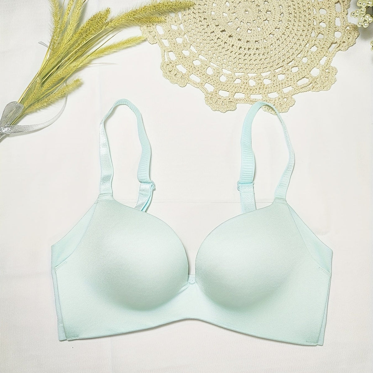 Solid T Shirt Bra Push Up Bra Women's Lingerie