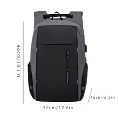 Men's Anti Theft Laptop Business Backpack with USB Charging Port