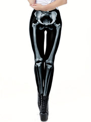 Vintage Gothic Halloween Leggings