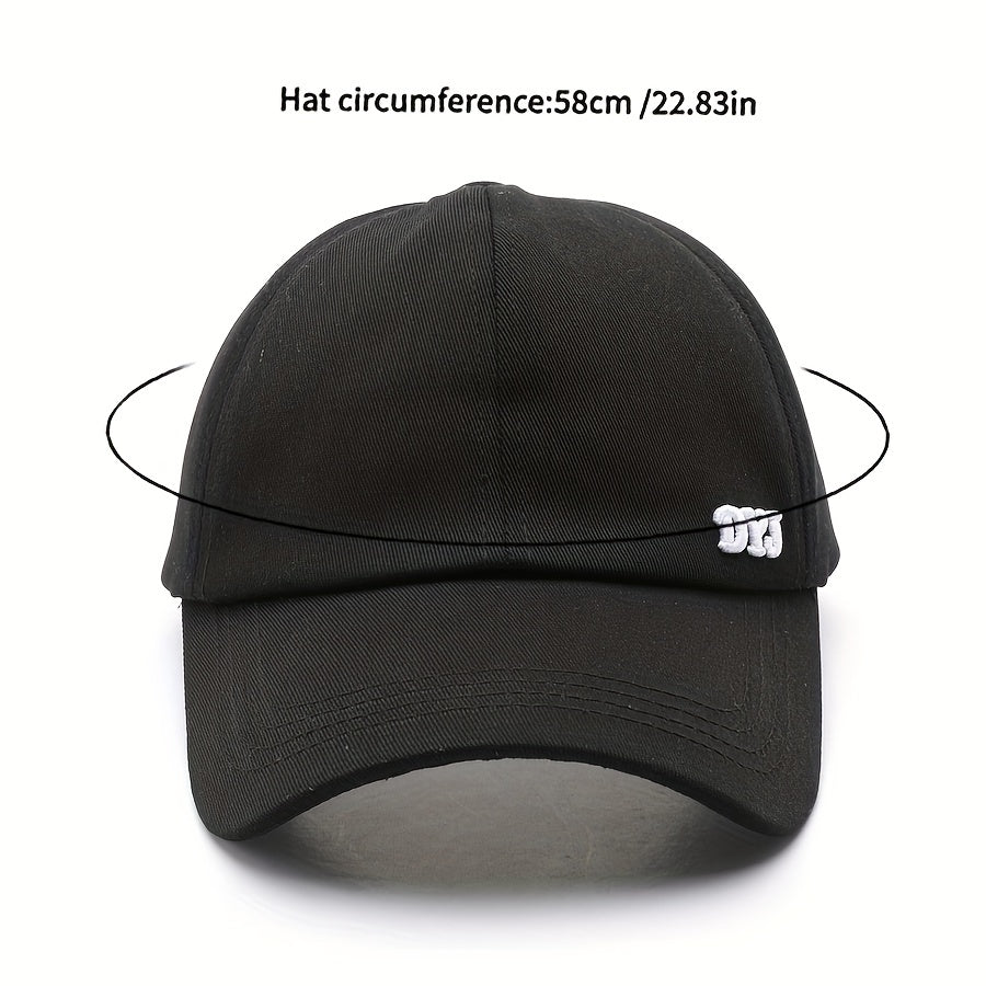 Backless Ponytail Baseball Cap Lightweight Sun Visor Hat